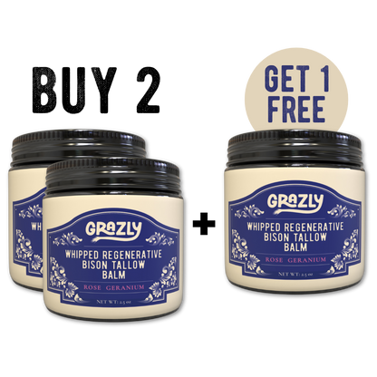 Whipped Bison Tallow & Manuka Honey Moisturizing Balm - Tree of Life