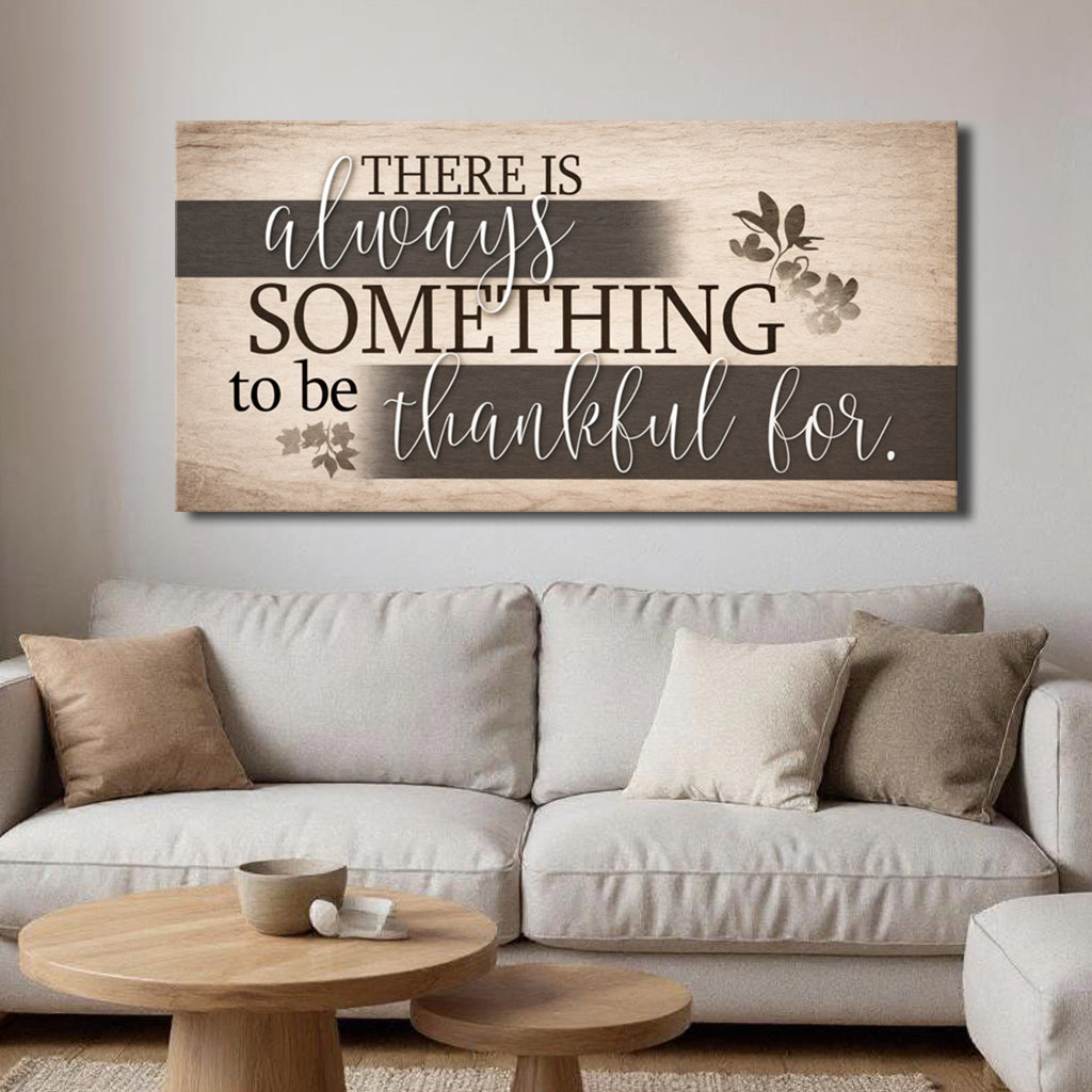 Something To Be Thankful Faith Wall Sign - Tree of Life