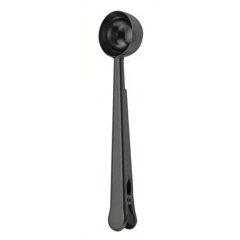 2-in-1 Stainless Steel Coffee Spoon and Sealing Clip - Tree of Life