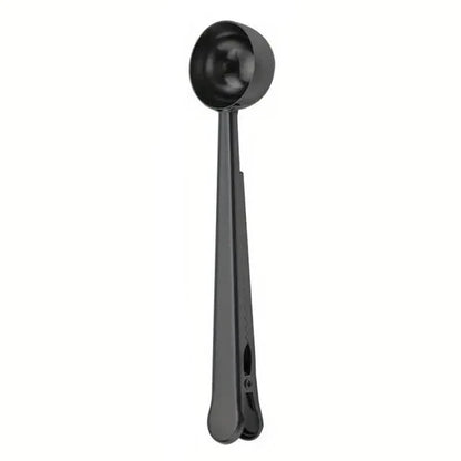 2-in-1 Stainless Steel Coffee Spoon and Sealing Clip - Tree of Life