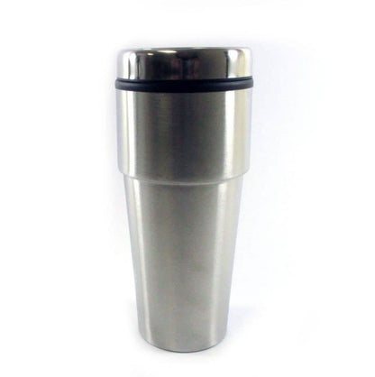 2-Pack: 16oz Cup Insulated Coffee Travel Mug Stainless Steel Thermos Tumbler - Tree of Life