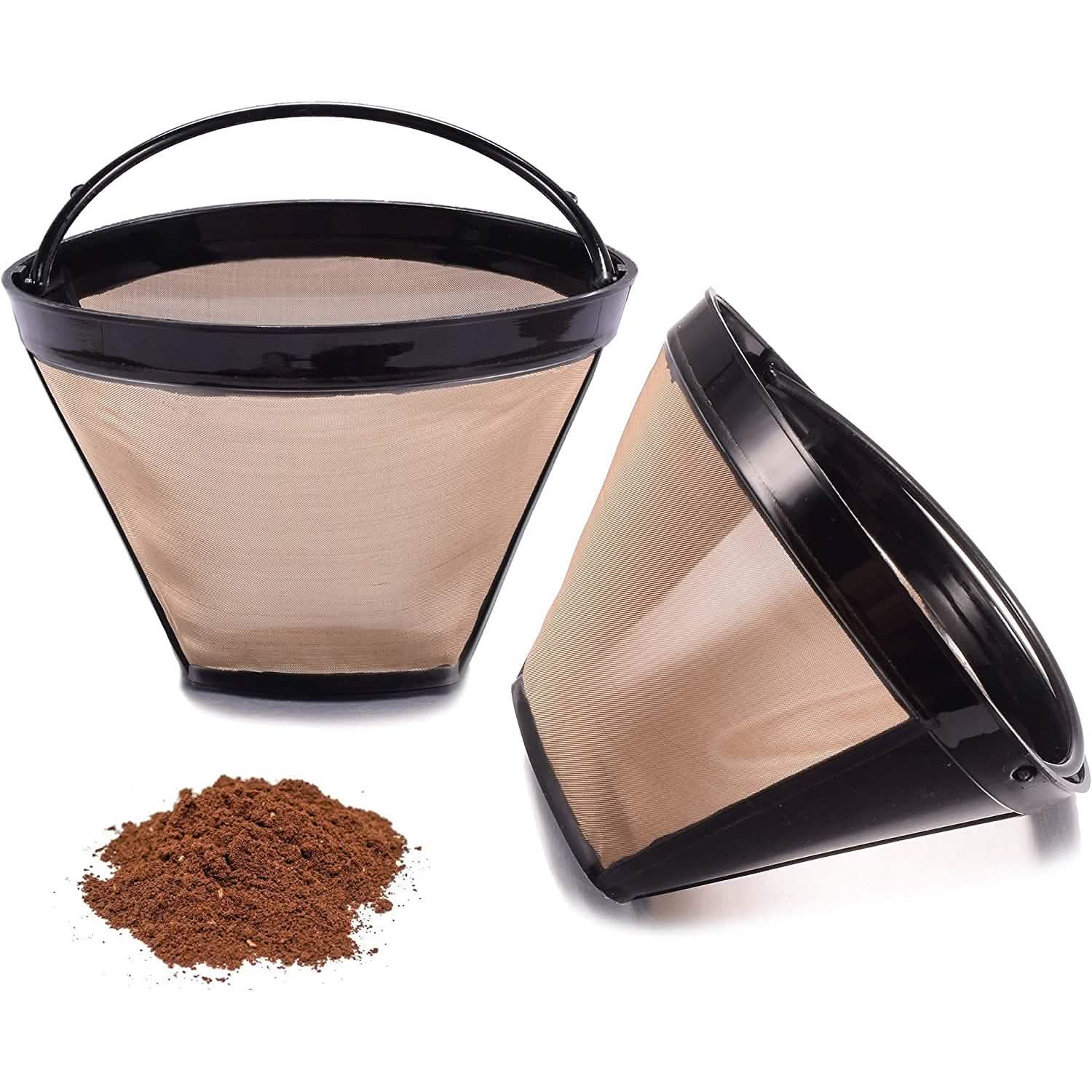 2-Piece: Reusable No.4 Cone Coffee Maker Filters - Tree of Life
