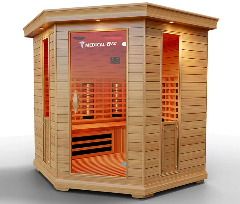 6 Person Indoor Infrared Full Spectrum Sauna | Medical 6 Plus™ - Tree of Life