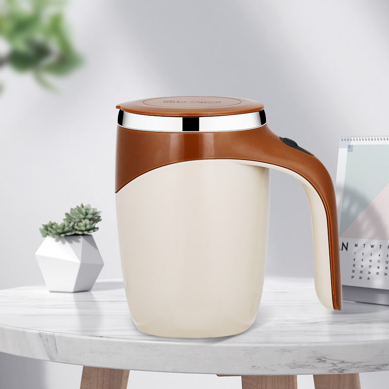 Rechargeable Model Automatic Stirring Cup Coffee Cup High Value Electric Stirring Cup Lazy Milkshake Rotating Magnetic Water Cup - Tree of Life