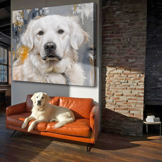 Customized Pet Portrait Abstract Wall Art - Tree of Life