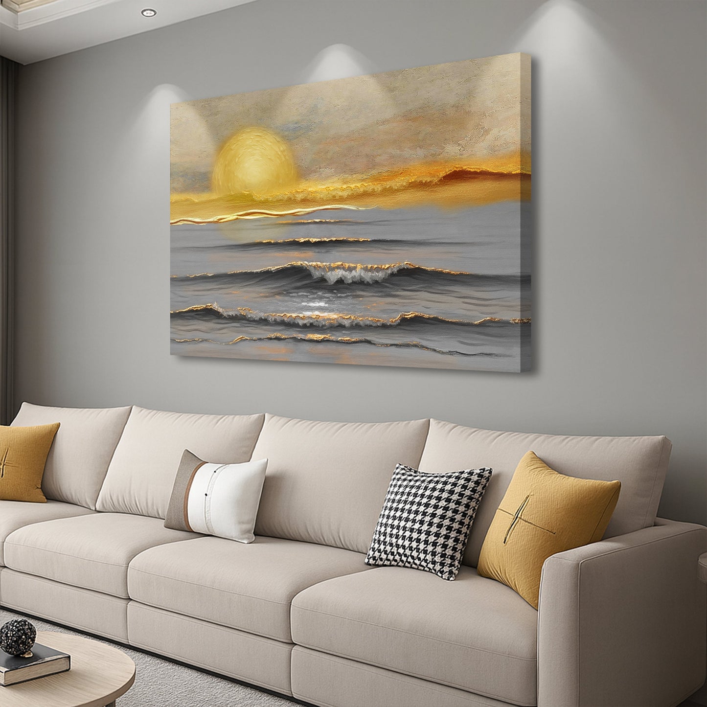 Golden Horizon Calm Wall Art - Tree of Life
