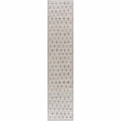Tigris Swiss Cross Ivory&Gray Area Rug - Clearance - Tree of Life