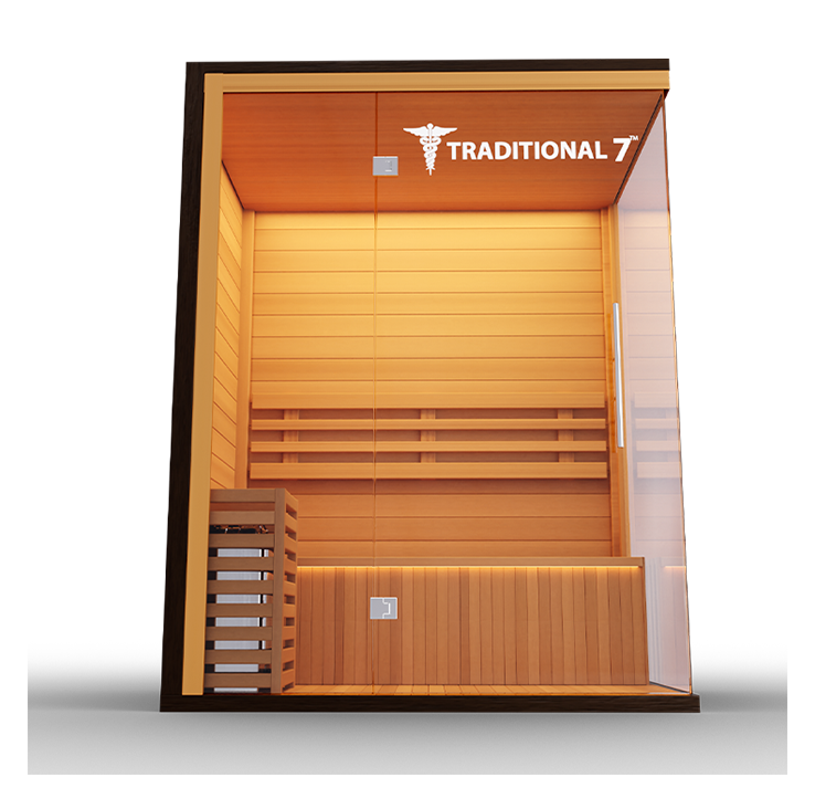 3 Person Home Steam Sauna | Traditional 7™ - Tree of Life