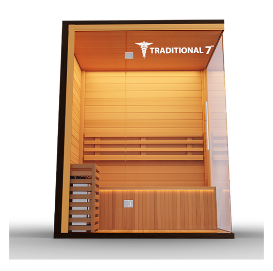 3 Person Home Steam Sauna | Traditional 7™ - Tree of Life