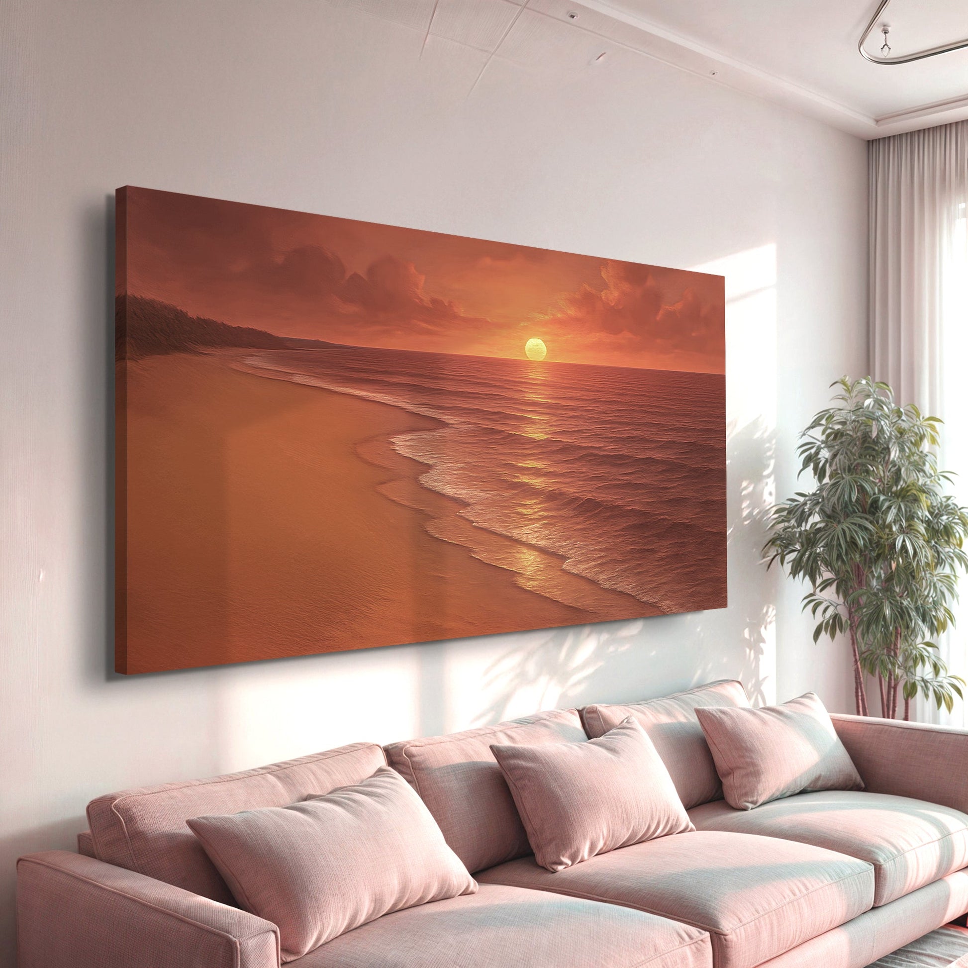 Beach Shoreline Coastal Wall Art VII - Tree of Life