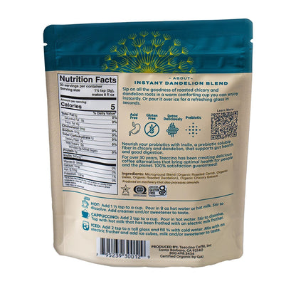 Instant Dandelion Herbal Coffee - Tree of Life