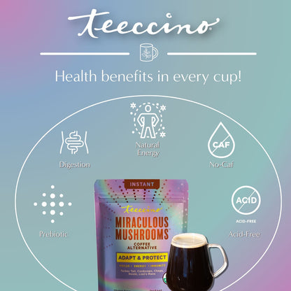 Miraculous Mushrooms® Adapt & Protect Instant Herbal Coffee - Tree of Life