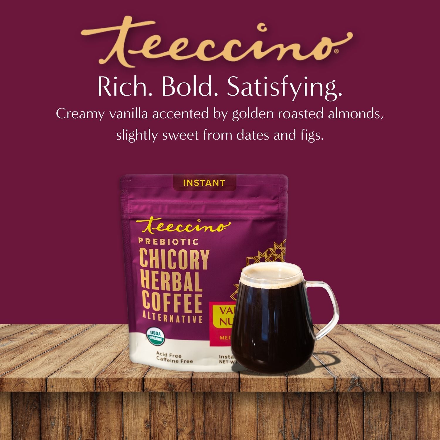 Instant Vanilla Nut Herbal Coffee - Tree of Life
