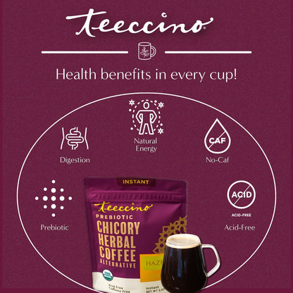 Instant Hazelnut Herbal Coffee - Tree of Life
