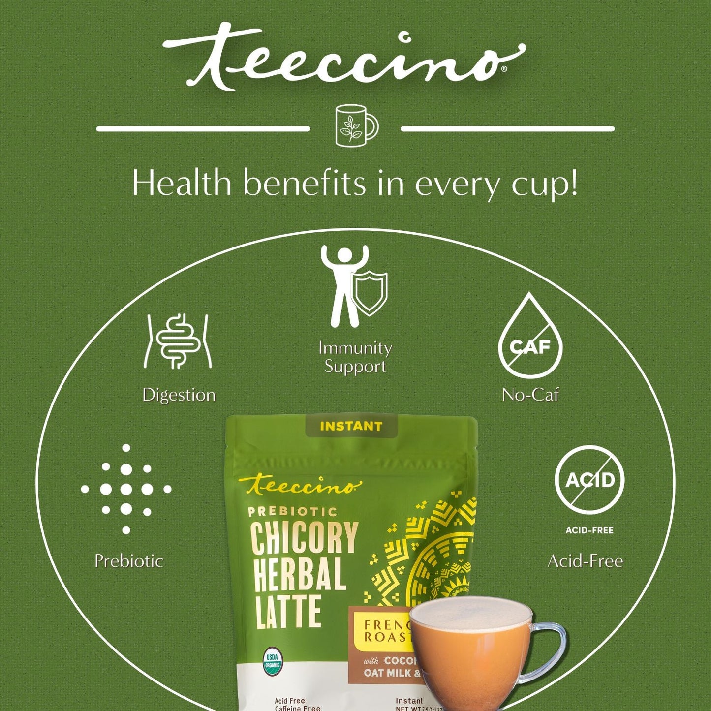 Instant French Roast Herbal Latte - Tree of Life