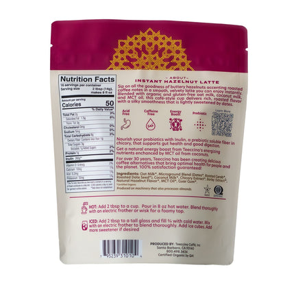 Instant Hazelnut Herbal Latte - Tree of Life