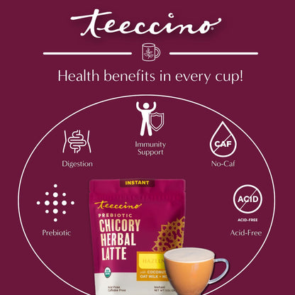 Instant Hazelnut Herbal Latte - Tree of Life