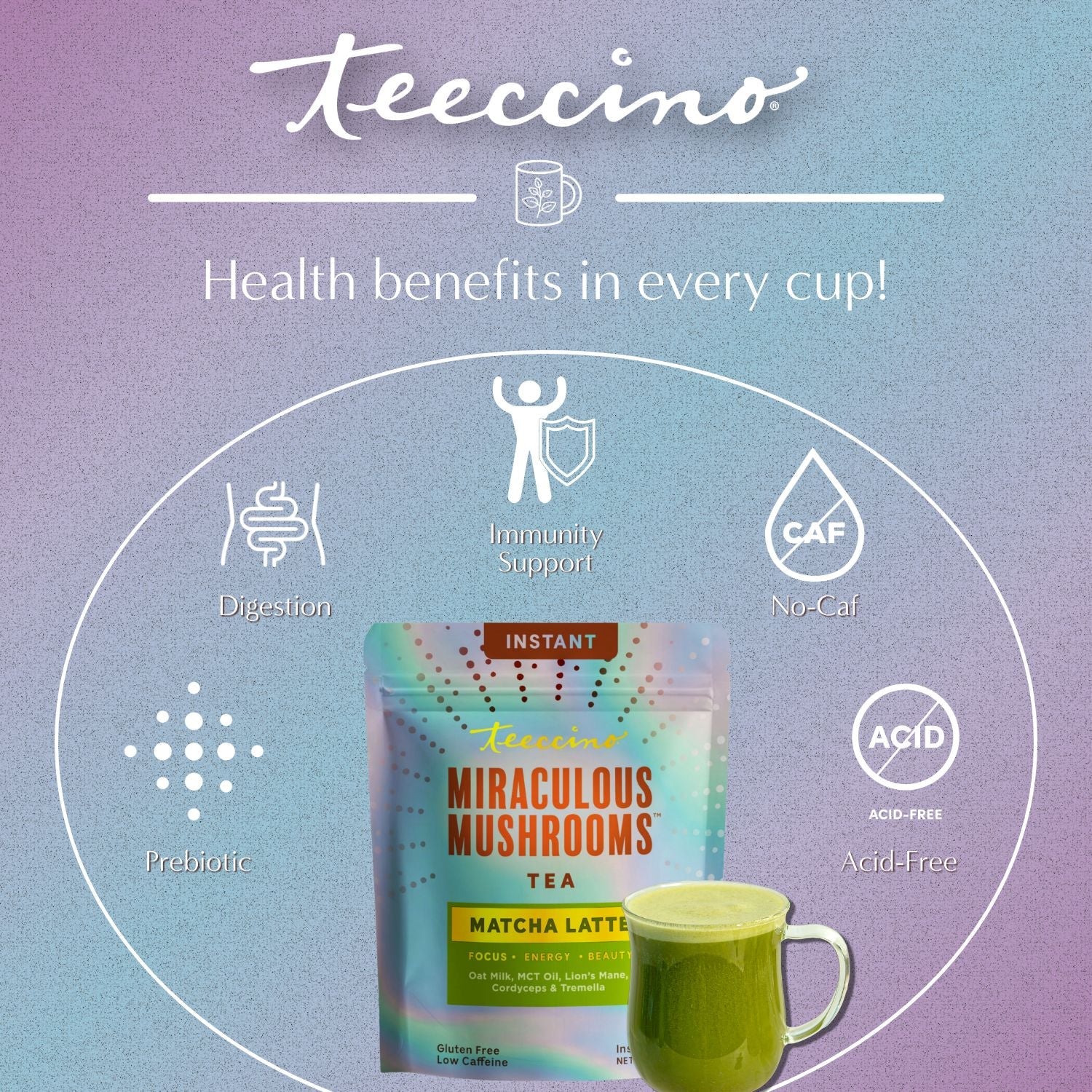 Miraculous Mushrooms® Matcha Latte - Tree of Life