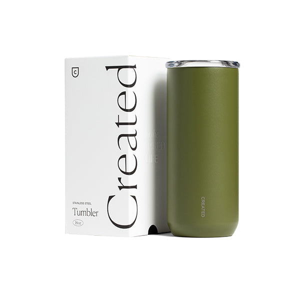 16oz Everyday Tumbler - Olive Green - Tree of Life