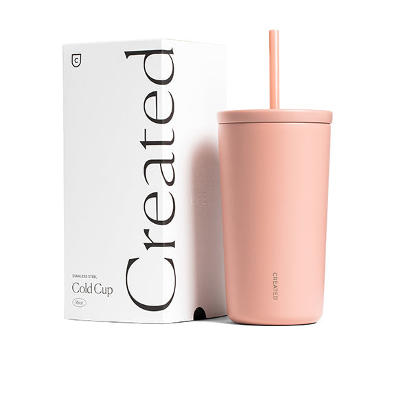 16oz Cold Cup - Eraser Pink - Tree of Life