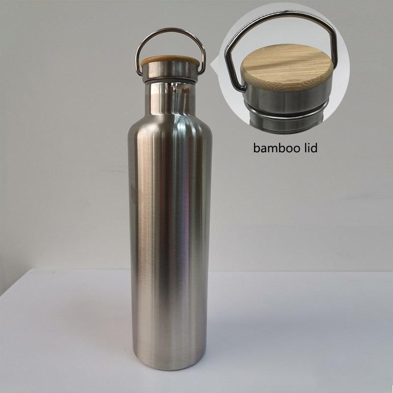 350/500/750/1000ml Double Wall Stainless Steel Water Bottle Thermos Bottle Keep Hot and Cold Insulated Vacuum Flask for Sport Stainless Steel Water Bottle Double Wall Vacuum Insulated Leak Proof Sports Bottle - Tree of Life