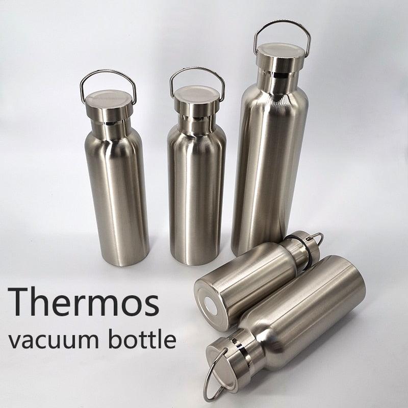 350/500/750/1000ml Double Wall Stainless Steel Water Bottle Thermos Bottle Keep Hot and Cold Insulated Vacuum Flask for Sport Stainless Steel Water Bottle Double Wall Vacuum Insulated Leak Proof Sports Bottle - Tree of Life