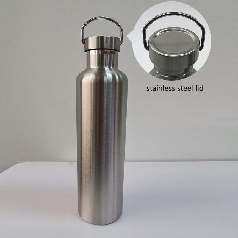 350/500/750/1000ml Double Wall Stainless Steel Water Bottle Thermos Bottle Keep Hot and Cold Insulated Vacuum Flask for Sport Stainless Steel Water Bottle Double Wall Vacuum Insulated Leak Proof Sports Bottle - Tree of Life