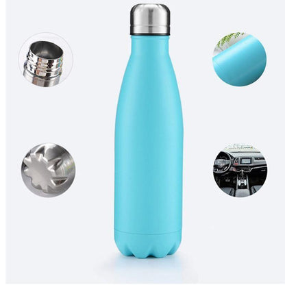 350/500/750/1000ml Double Wall Stainless Steel Water Bottle Thermos Bottle Keep Hot and Cold Insulated Vacuum Flask Sport  Stainless Steel Double Wall Insulated Water Bottle for Travel - Tree of Life