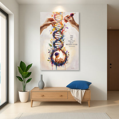 Psalm 139:13 - For You Knit Me In My Mother's Womb Faith Sign - Tree of Life