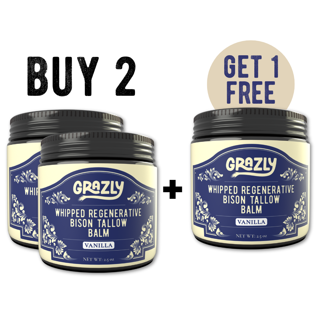 Whipped Bison Tallow & Manuka Honey Moisturizing Balm - Tree of Life