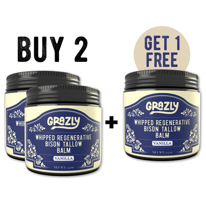 Whipped Bison Tallow & Manuka Honey Moisturizing Balm - Tree of Life