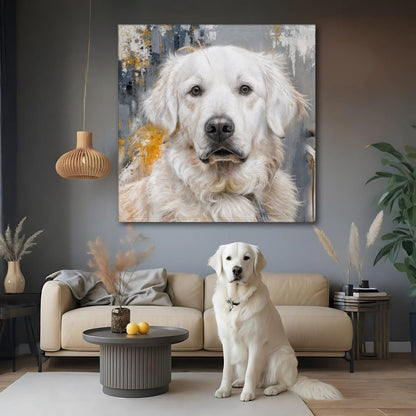 Customized Pet Portrait Abstract Wall Art - Tree of Life