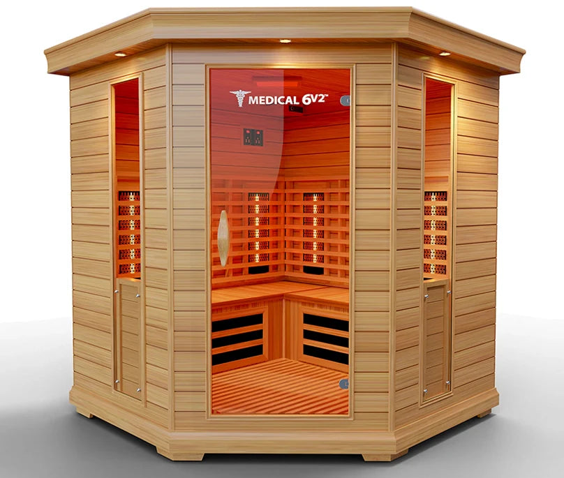 6 Person Indoor Infrared Full Spectrum Sauna | Medical 6 Plus™ - Tree of Life