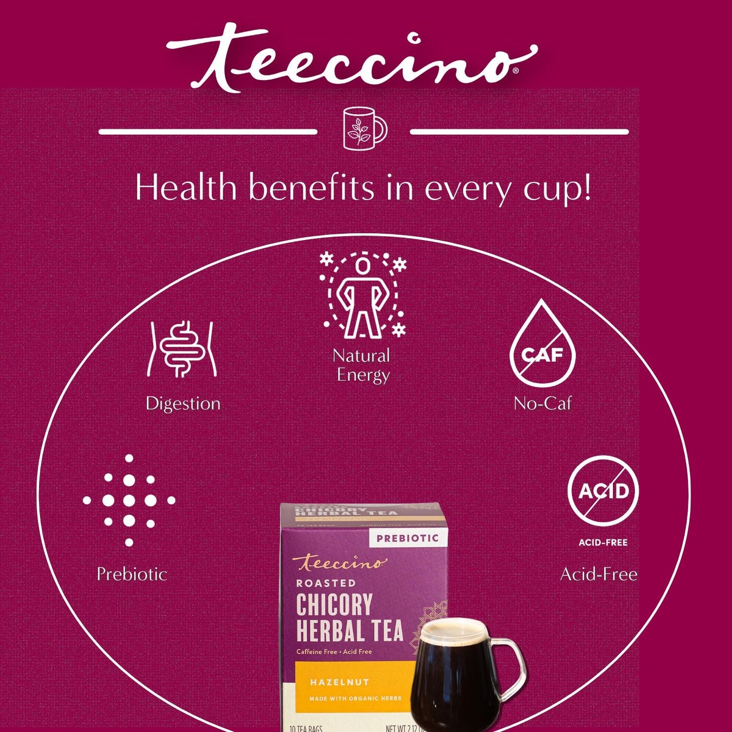 Hazelnut Roasted Herbal Tea - Tree of Life