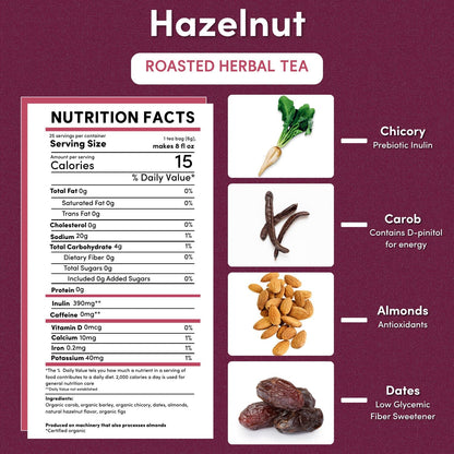 Hazelnut Roasted Herbal Tea - Tree of Life