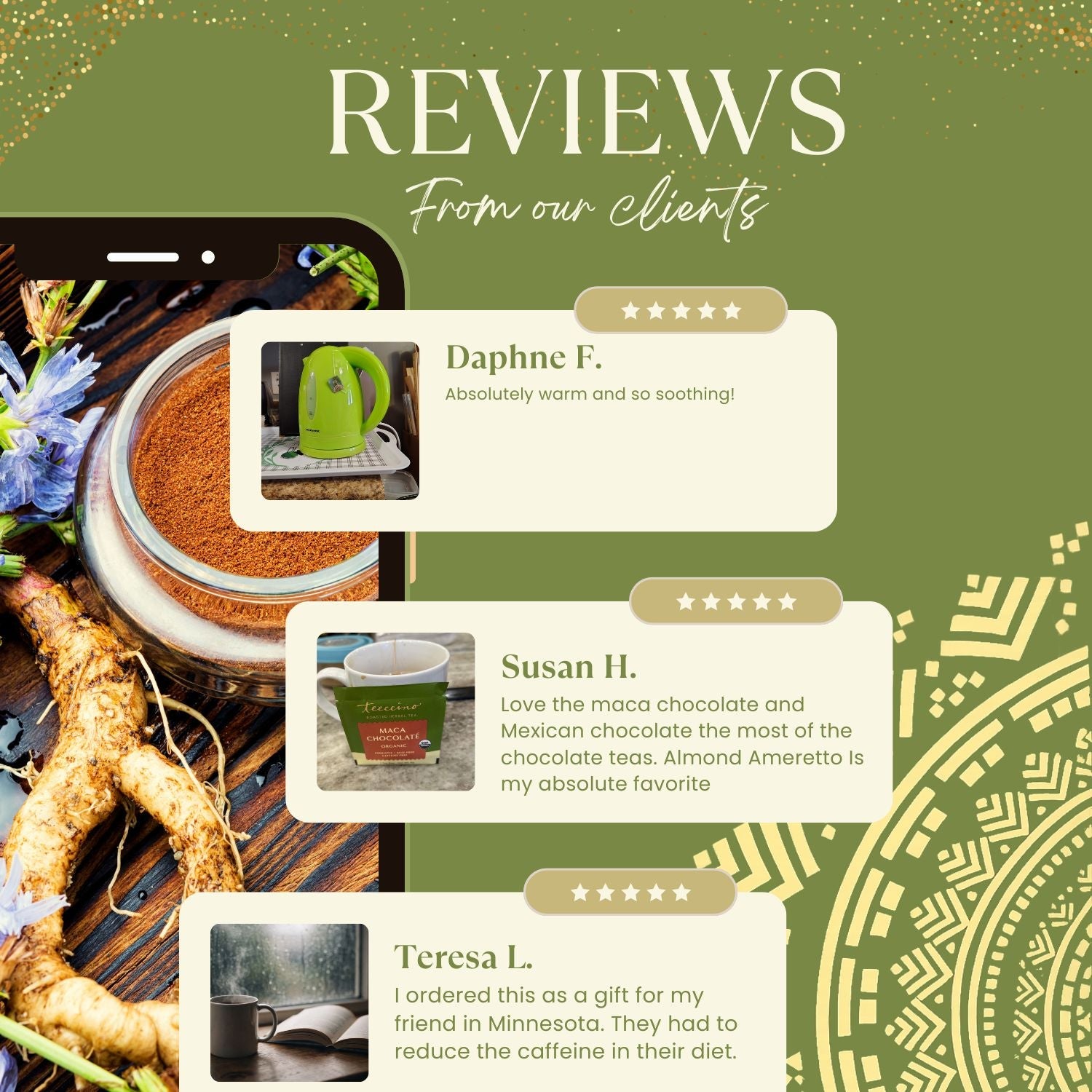 French Roast Roasted Herbal Tea - Tree of Life