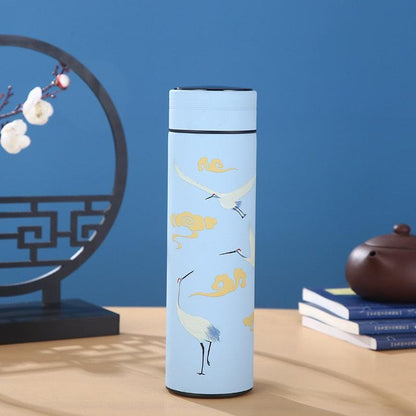 450mln Style Intelligent Thermos Bottle Classical Style Touch Display Stainless Steel Vacuum Flask Mug Water Bottles Temperature Display Insulated Vacuum Insulated 304 Stainless Steel Water Bottle Heat Resistant Insulated  Water Bottle - Tree of Life