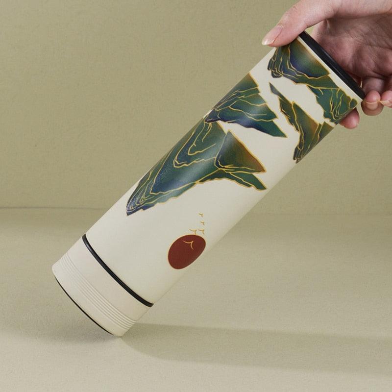 450mln Style Intelligent Thermos Bottle Classical Style Touch Display Stainless Steel Vacuum Flask Mug Water Bottles Temperature Display Insulated Vacuum Insulated 304 Stainless Steel Water Bottle Heat Resistant Insulated  Water Bottle - Tree of Life