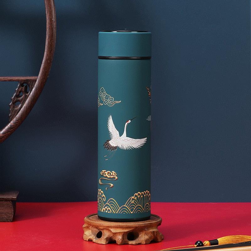 450mln Style Intelligent Thermos Bottle Classical Style Touch Display Stainless Steel Vacuum Flask Mug Water Bottles Temperature Display Insulated Vacuum Insulated 304 Stainless Steel Water Bottle Heat Resistant Insulated  Water Bottle - Tree of Life