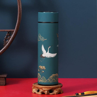 450mln Style Intelligent Thermos Bottle Classical Style Touch Display Stainless Steel Vacuum Flask Mug Water Bottles Temperature Display Insulated Vacuum Insulated 304 Stainless Steel Water Bottle Heat Resistant Insulated  Water Bottle - Tree of Life