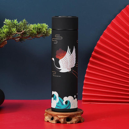450mln Style Intelligent Thermos Bottle Classical Style Touch Display Stainless Steel Vacuum Flask Mug Water Bottles Temperature Display Insulated Vacuum Insulated 304 Stainless Steel Water Bottle Heat Resistant Insulated  Water Bottle - Tree of Life