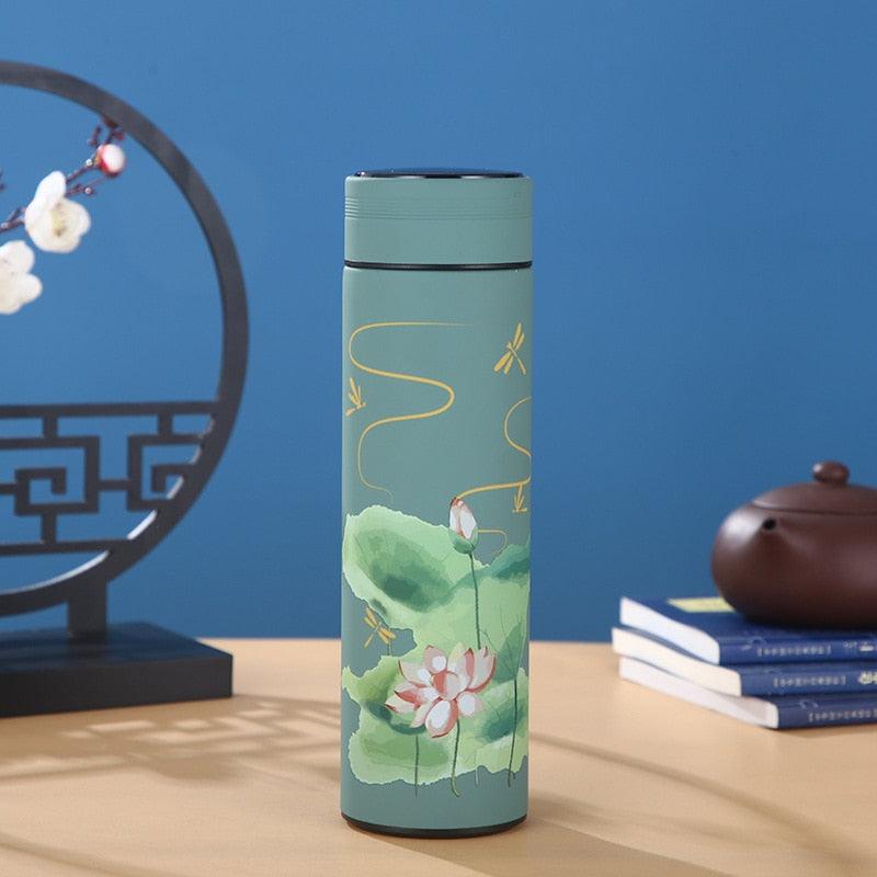 450mln Style Intelligent Thermos Bottle Classical Style Touch Display Stainless Steel Vacuum Flask Mug Water Bottles Temperature Display Insulated Vacuum Insulated 304 Stainless Steel Water Bottle Heat Resistant Insulated  Water Bottle - Tree of Life