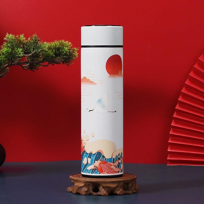 450mln Style Intelligent Thermos Bottle Classical Style Touch Display Stainless Steel Vacuum Flask Mug Water Bottles Temperature Display Insulated Vacuum Insulated 304 Stainless Steel Water Bottle Heat Resistant Insulated  Water Bottle - Tree of Life