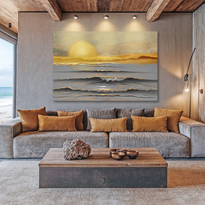 Golden Horizon Calm Wall Art - Tree of Life