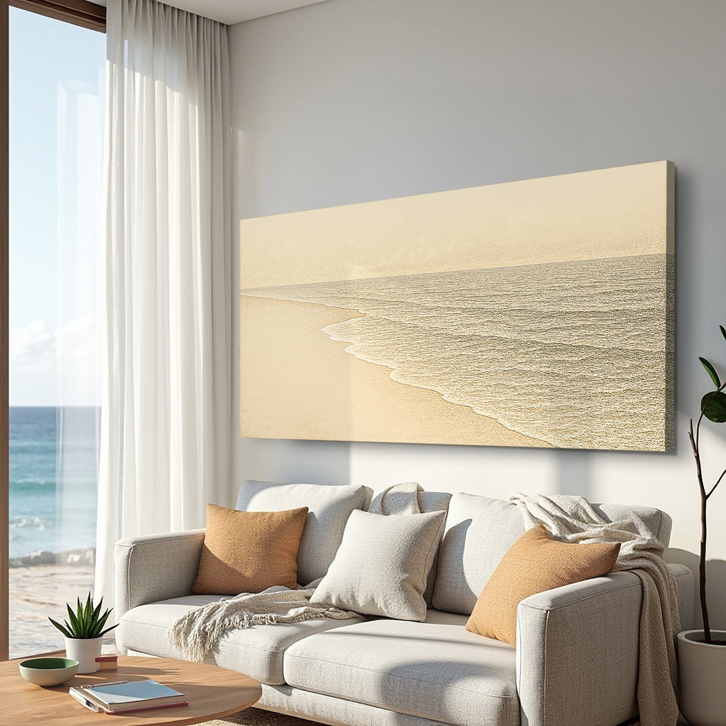 Beach Shoreline Coastal Wall Art III - Tree of Life