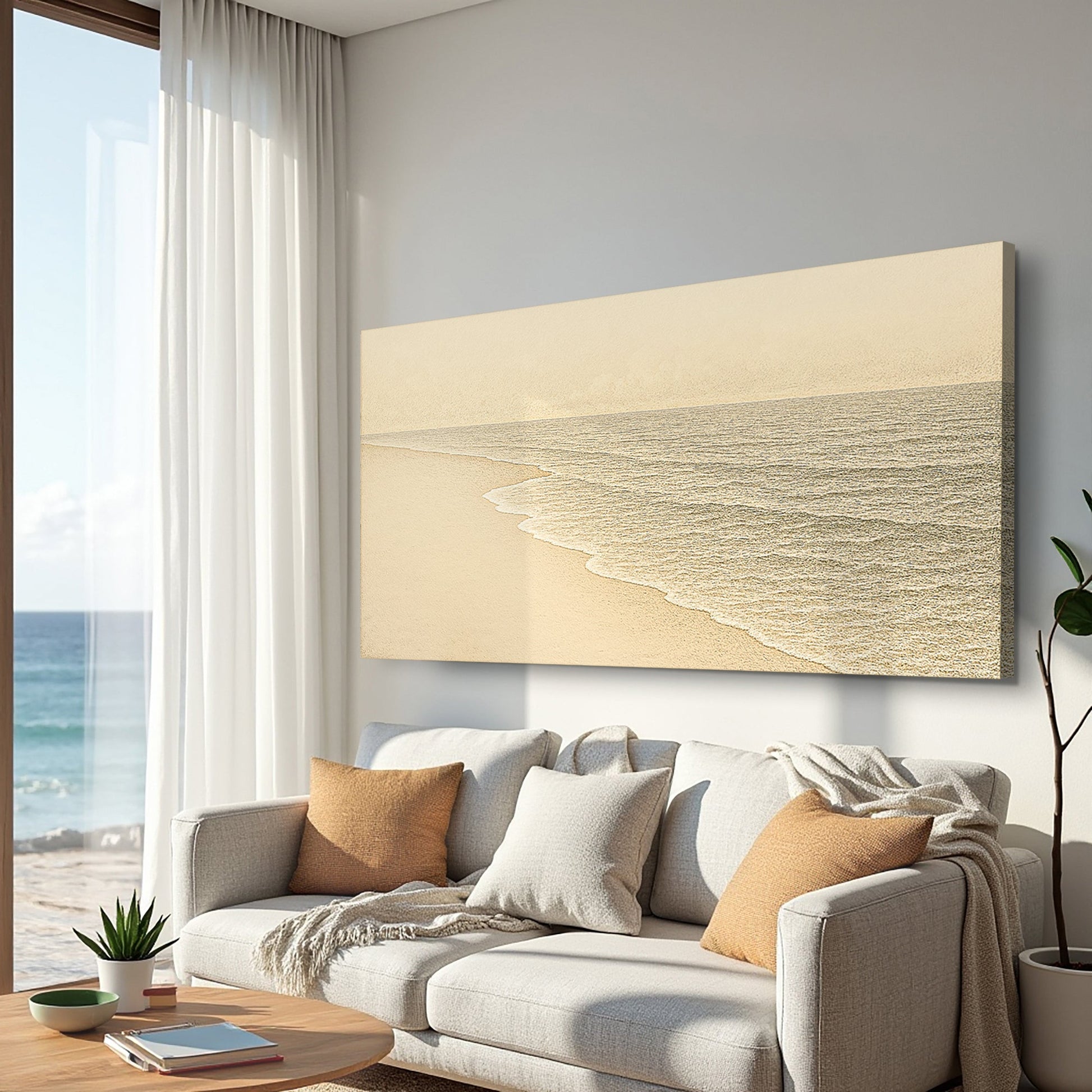 Beach Shoreline Coastal Wall Art III - Tree of Life