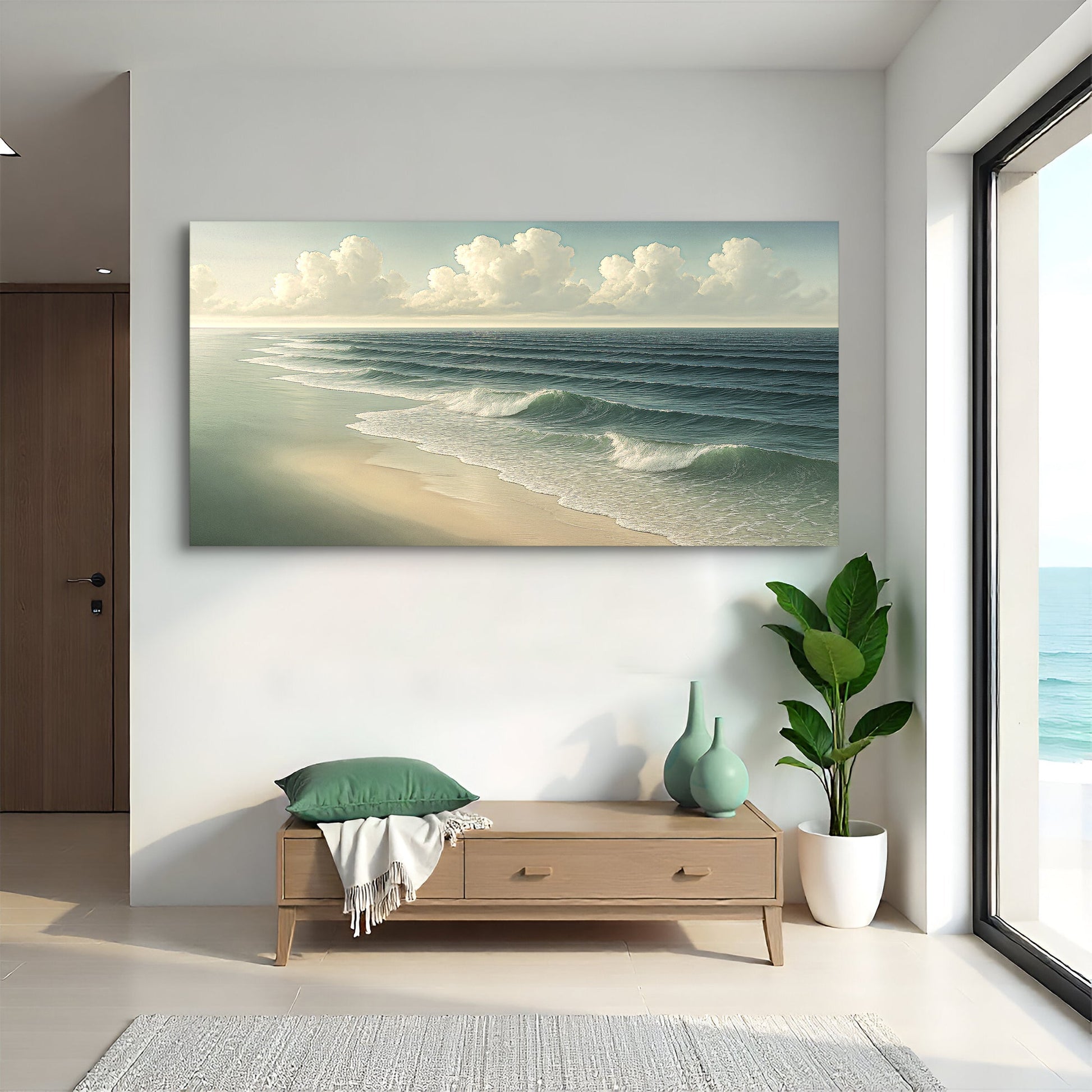 Beach Shoreline Coastal Wall Art VI - Tree of Life