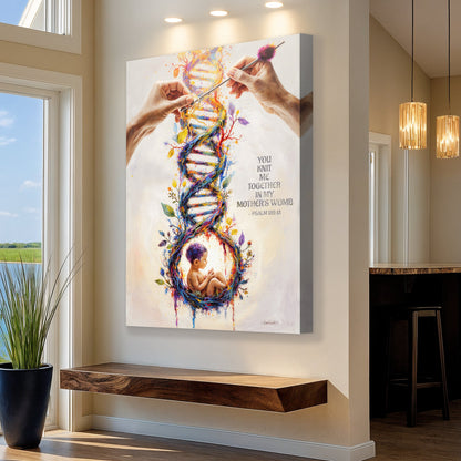 Psalm 139:13 - For You Knit Me In My Mother's Womb Faith Sign - Tree of Life