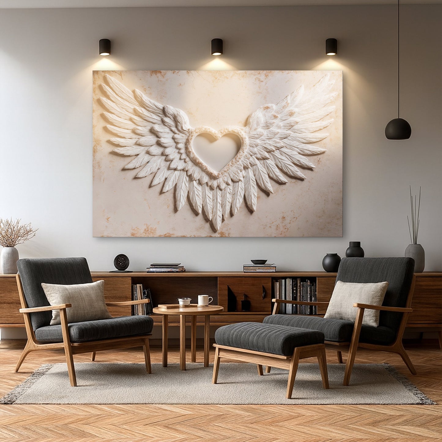 Wings of Love Abstract Wall Art II - Tree of Life