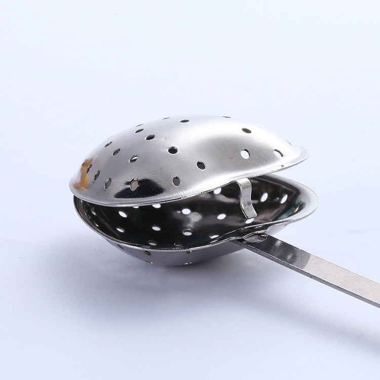 Stainless Steel Tea Filter With Chain Metal Herb Spice Strainer Spoon Heart Shaped Tea Infuser Seasoning Ball Teaware - Tree of Life